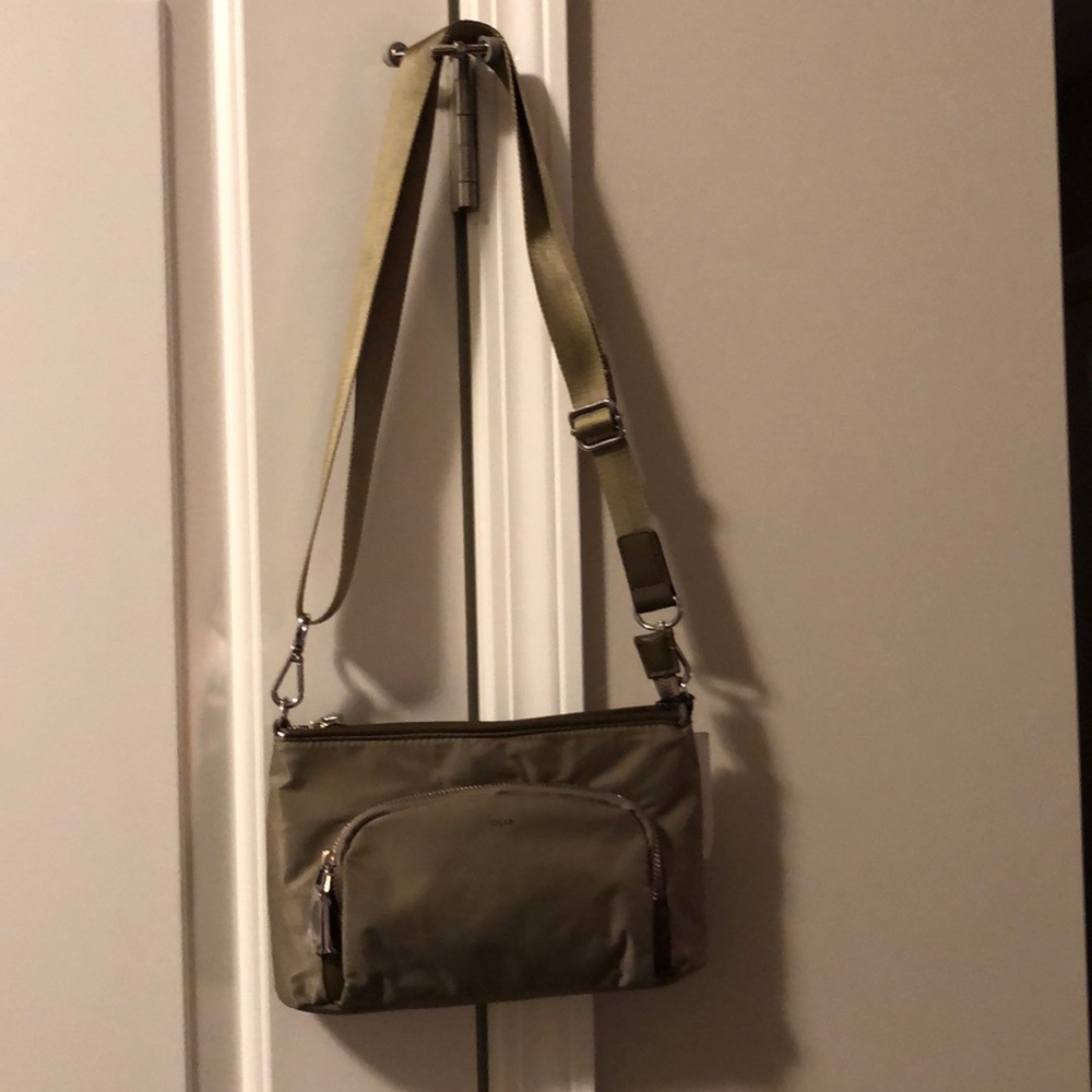 NWT co lab micro fibre small cross body purse